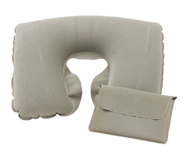 Надувна подушка для подорожей COMFORTABLE, колір сірий - 56-0402707- Фото №1