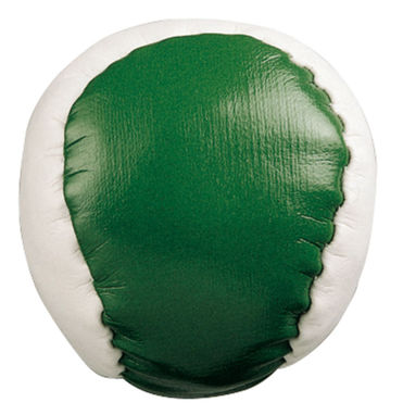 Шарик-антистресс JUGGLE, цвет зелёный, белый - 56-0402104- Фото №1