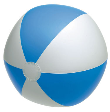 Надувний м'яч ATLANTIC, колір синій, білий - 56-0602076- Фото №1