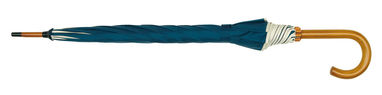 Парасолька автоматична WALTZ, колір темно-синій, бежевий - 56-0103090- Фото №3
