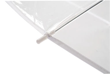 Зонт автоматический PANORAMIC, цвет прозрачный, белый - 56-0102082- Фото №2