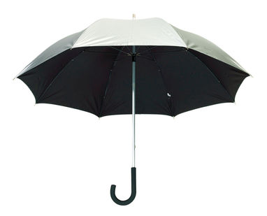 Зонт SATELLITE, цвет серебристый, чёрный - 56-0104110- Фото №1