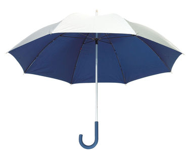 Зонт SATELLITE, цвет серебристый, синий - 56-0104111- Фото №1