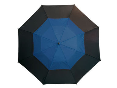 Зонт типа гольф MONSUN, цвет чёрный, синий - 56-0104170- Фото №1