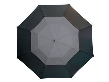 Зонт типа гольф MONSUN, цвет чёрный, серый - 56-0104173- Фото №1