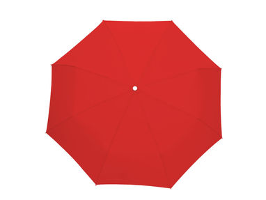Міні-зонт складной ТWIST, колір червоний - 56-0101202- Фото №1