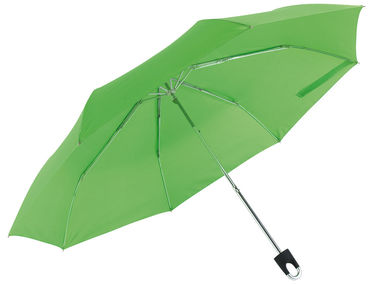 Мини-зонт складной ТWIST, цвет светло-зелёный - 56-0101209- Фото №1