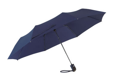 Зонт автоматичекий складной COVER, цвет тёмно-синий - 56-0101160- Фото №1