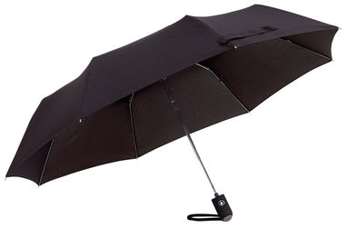 Зонт автоматичекий складной COVER, цвет чёрный - 56-0101165- Фото №1