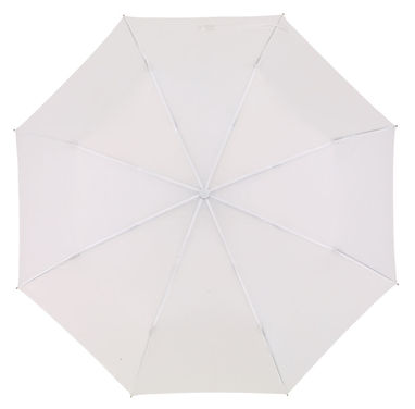 Зонт автоматичекий складной COVER, цвет белый - 56-0101166- Фото №2