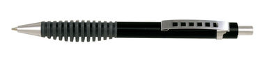 Ручка кулькова алюмінієва TOUCH METAL, колір чорний - 56-1101049- Фото №1