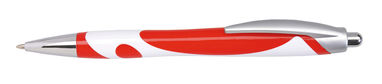 Ручка шариковая MODERN, цвет белый, красный - 56-1101112- Фото №1