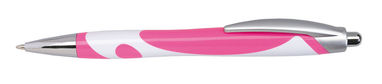 Ручка шариковая MODERN, цвет белый, розовый - 56-1101116- Фото №1