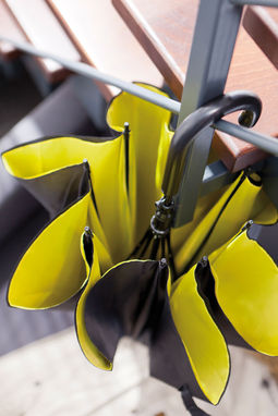 Зонт автоматический DOUBLY, цвет чёрный, жёлтый - 56-0103073- Фото №3
