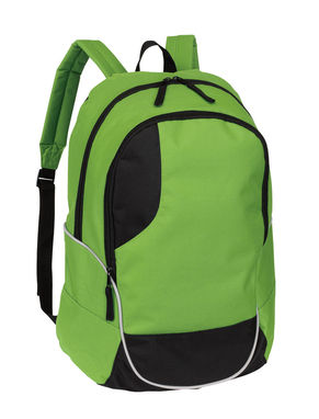 Рюкзак CURVE, цвет светло-зелёный, чёрный - 56-0819531- Фото №1