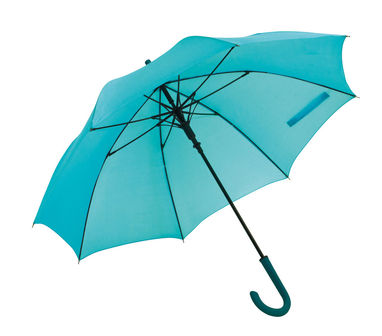 Зонт автоматический LAMBARDA, цвет бирюзовый - 56-0103324- Фото №1