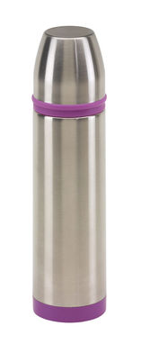 Термоc из нержавеющей стали KEEP WARM, цвет серебристый, фиолетовый - 56-0304299- Фото №1