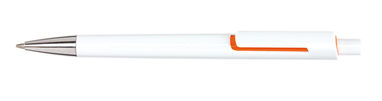 Ручка кулькова MIAMI, колір білий, помаранчевий - 56-1102053- Фото №1