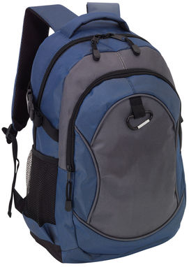 Рюкзак HIGH-CLASS, колір синій, сірий - 56-0819569- Фото №1