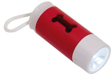 Ліхтарик DOGS HELPER, колір білий, червоний - 56-0403152- Фото №1