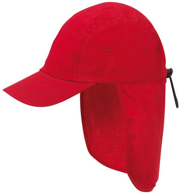 Детская шапка с козырьком WICKIE, цвет красный - 56-0702113- Фото №1