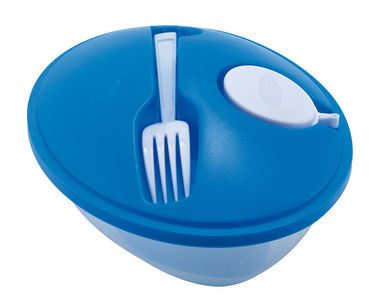 Контейнер для салата EAT FRESH, цвет голубой - 56-0307036- Фото №1