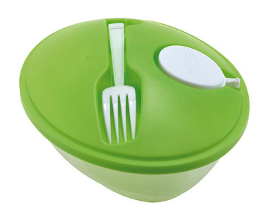 Контейнер для салату EAT FRESH, колір яблучно-зелений - 56-0307037- Фото №1