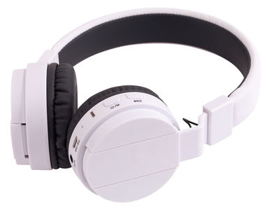 Навушники Bluetooth FREE MUSIK, колір білий - 56-0406216- Фото №3