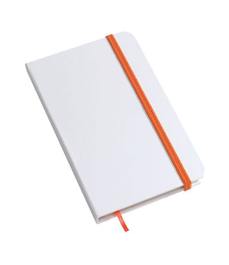 Блокнот AUTHOR, колір білий, помаранчевий - 56-1103259- Фото №1