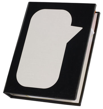 Коробка для заміток SPEECH BUBBLE, колір чорний - 56-1103047- Фото №1