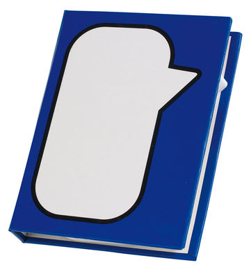 Коробка для заміток SPEECH BUBBLE, колір синій - 56-1103048- Фото №1