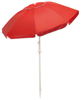 Зонт пляжный BEACHCLUB, цвет красный - 56-0106032- Фото №2