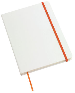 Блокнот AUTHOR А5, колір білий, помаранчевий - 56-1103264- Фото №1