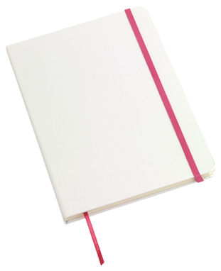Блокнот AUTHOR А5, колір білий, рожевий - 56-1103265- Фото №1