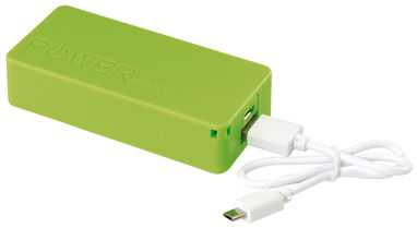 Power bank TOP ENERGY, колір яблучно-зелений - 56-1107270- Фото №1