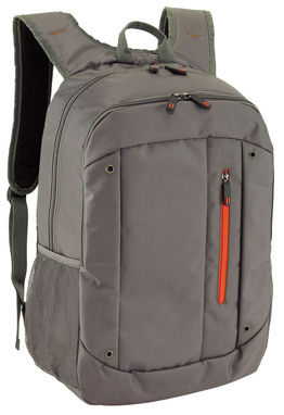 Рюкзак TALLINN, колір сірий, помаранчевий - 56-0819611- Фото №1