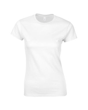 Футболка жіноча Softstyle Lady, колір білий  розмір L - AP4716-01_L- Фото №1