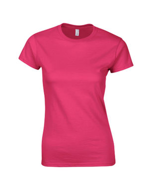 Футболка женская Softstyle Lady, цвет розовый  размер XL - AP4716-25A_XL- Фото №1