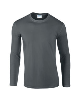 Футболка з довгим рукавом Softstyle Long Sleeve, колір темно-сірий  розмір S - AP59135-80_S- Фото №1