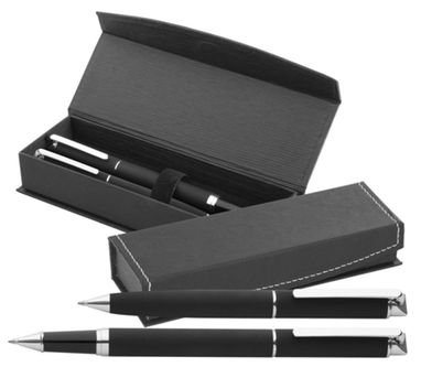 Набір ручок Grace, колір чорний - AP6554- Фото №1