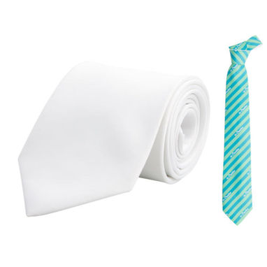 Краватка під сублімаційний друк Suboknot, колір білий - AP718039- Фото №1