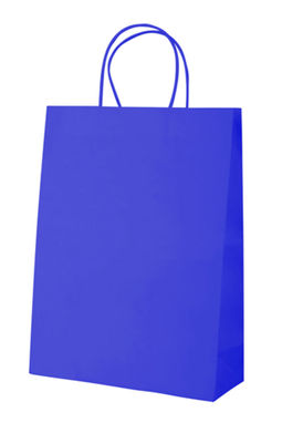 Пакет бумажный  Mall, цвет синий - AP719611-06- Фото №1