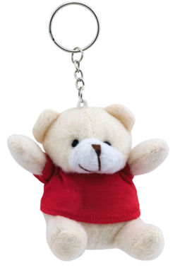 Брелок для ключів Teddy, колір червоний - AP731411-05- Фото №1