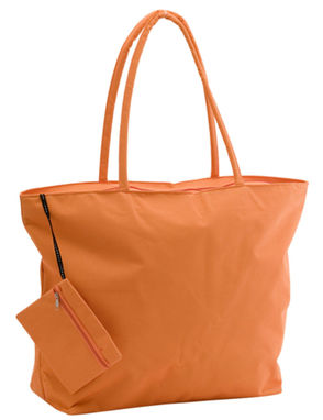 Пляжная сумка с косметичкой Maxize, цвет оранжевый - AP731423-03- Фото №1