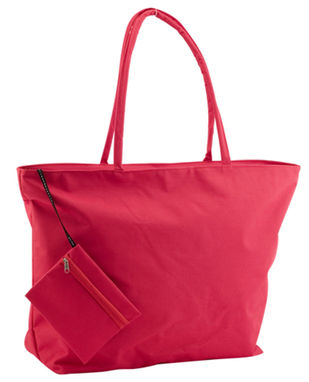 Пляжная сумка с косметичкой Maxize, цвет красный - AP731423-05- Фото №1