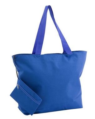 Пляжна сумка з косметичкою Monkey, колір синій - AP731424-06- Фото №1