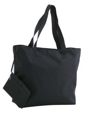 Пляжная сумка с косметичкой Monkey, цвет черный - AP731424-10- Фото №1