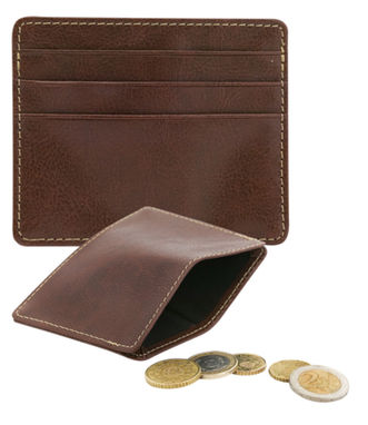 Кошелек с карманами для карточек Lex, цвет коричневый - AP731509-09- Фото №1