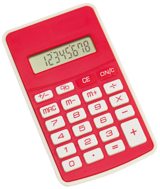 Калькулятор Result, цвет красный - AP731593-05- Фото №1