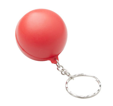 Мячик антистресс брелок Calm, цвет красный - AP731618-05- Фото №1